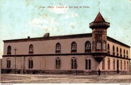 NÂ° 6017 Z -cpa Lima -Colegio De San JosÃ© De Cluny- - Pérou