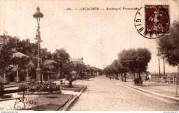NÂ° 5965 Z -cpa Arcachon -boulevard Promenade- - Arcachon