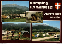 NÂ° 5918 Z -cpsm Camping "Les Marmottes" -Venthon- - Autres & Non Classés