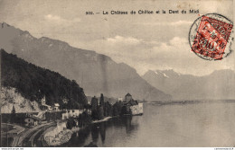 NÂ° 5646 Z -cpa Le ChÃ¢teau De Chillon Et La Dent Du Midi- - Autres & Non Classés