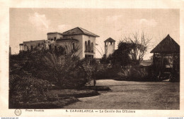 NÂ°7079 Z -cpa Casablanca -le Cercle Des Officiers- - Casablanca