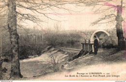 NÂ°7055 Z -cpa Paysage Du Limousin -les Bords De L'Aurence Au Pont Pinard- - Autres & Non Classés