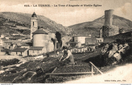 NÂ°6958 Z -cpa La Turbie -la Tour D'Auguste Et Vieille Ã©glise- - La Turbie