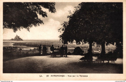 NÂ°6668 Z -cpa Avranches -vue Sur La Terrasse- - Avranches