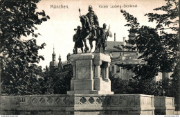 NÂ°6632 Z -cpa MÃ¼nchen -Kaiser Ludwig Denkmal- - Muenchen