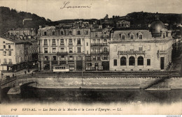 NÂ°6530 Z -cpa Epinal -la Bords De La Moselle Et La Caisse D'Epargne- - Epinal