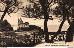 NÂ°6512 Z -cpa Biarritz -la Villa Belza Ã  Travers Les Tamaris- - Biarritz