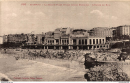 NÂ°6509 Z -cpa Biarritz -la Grande Plage- - Biarritz