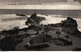 NÂ°6506 Z -cpa Biarritz -l'esplanade Du Rocher De La Vierge- - Biarritz