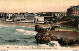 NÂ°6520 Z -cpa Biarritz -le Casino Et La Grand HÃ'tel- - Biarritz