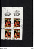 FRANCE 2005 Croix Rouge Vierge à L'enfant Par Hans Memling, Bloc De Quatre , Cachet Rond Centré Yvert 3840 Oblitéré - Used Stamps