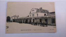 Carte Postale Ancienne ( AA10 ) De Chalons Sur Marne ,la Façade De La Gare - Châlons-sur-Marne