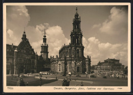 Foto-AK Walter Hahn, Dresden, NR: 10898, Dresden, Georgentor, Opernhaus, Vor Der Zerstörung 1945  - Photographs