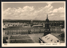 Foto-AK Walter Hahn, Dresden, Nr. 13741: Dresden, Altmarkt, Westseite  - Fotografie