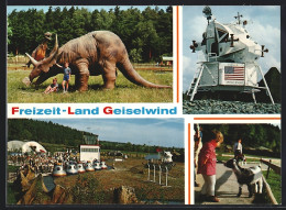 AK Geiselwind, Freizeit-Land, Dinosaurier, Raumfähre  - Other & Unclassified