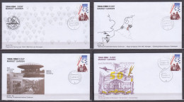 D-DAY - MARKET GARDEN - Set Of 4 Commemorative FDC's - WW2