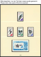 SAMMLUNGEN 3140-3365**,o , 1988-90, Jeweils Postfrisch Und Gestempelt Komplett Im Neuwertigen Lindner Falzlosalbum, Zusä - Autres & Non Classés