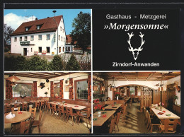 AK Zirndorf-Anwanden, Gasthaus Und Metzgerei Morgensonne, Schwabacher Strasse 409  - Zirndorf