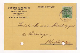 Carte Postale Belgique Trooz Eugène Malaxhe Charbon Coal - 1922-1927 Houyoux