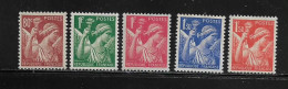 FRANCE  (  FR2 -  414 )   1939  N° YVERT ET TELLIER   N°  431/435    N** - Unused Stamps