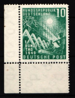 BRD Bund 111 Postfrisch Als Eckrand Ecke 3 Mit Minimaler Farbanhaftung #IW947 - Autres & Non Classés