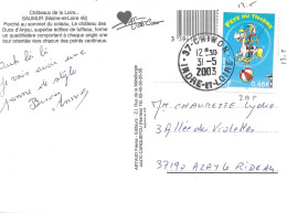 TIBRE N° 3546 -  FETE DU TIMBRE  - TARIF 1 1 02 / 31 5 03  - DERNIER JOUR DU TARIF -  SEUL SUR LETTRE -   31 5 2003 - Postal Rates