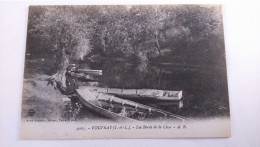 Carte Postale Ancienne ( AA10 ) De Vouvray , Les Bords De La Cisse - Vouvray