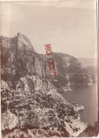 Fixe Grande Candelle Falaise Davenson Calanques Archive Membre Excursionnistes Marseillais Début XX E Siècle Beau Format - Alte (vor 1900)