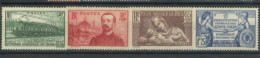 FRANCE - 1937, DIFFERENT STAMPS OF 4, UMM(**). - Unused Stamps