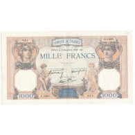 1000 Francs CERES ET MERCURE  03-11-1938 TTB+ Fayette 38.32 - 1 000 F 1927-1940 ''Cérès E Mercure''