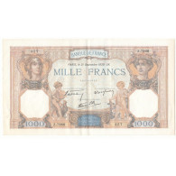 LOT DE 2 BILLETS 1000 Francs CERES ET MERCURE  21-09-1939 TTB+ Fayette 38.37 - 1 000 F 1927-1940 ''Cérès E Mercure''