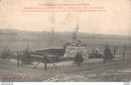 54 MONUMENT ELEVE PRES DE GERBEVILLER A LA MEMOIRE DES SOLDATS DU 36e COLONIAL - Guerre 1914-18