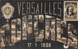 78-VERSAILLES- CARTE-PHOTO- CONGRES DU 17/1/1906 - Versailles