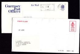 Great Britain, Guernesey & Jersey, Postal Stationery, Postage Paid - Brieven En Documenten