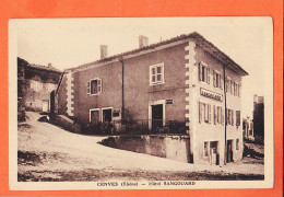 26763 / ⭐ ♥️ Peu Commun CENVES 69-Rhone Hotel-Restaurant Pension Famille J.M SANGOUARD Revers Note 1940s - Autres & Non Classés