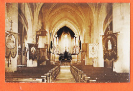 26702 / ⭐ ♥️ Carte-Photo Pobablement 68-Haut Rhin Choeur Nef Oriflammes Religieux Intérieur Eglise à Localiser 1915s - Sonstige & Ohne Zuordnung