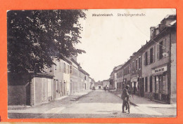 26749 / ⭐ Alsace Allemande NEUBREISACH Neuf Brisach (68) Cycliste Strassburgerstrasse 1909 Mary à Louis JENNY Isle Doubs - Neuf Brisach