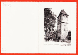 26542 / ⭐ MULHOUSE 68-Haut-Rhin La Tour De NESLES Illustration ROBIN 1980s Format 22x15 Plié En 2 - Mulhouse