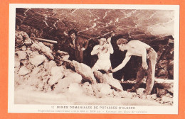 26744 / ⭐ 68-WITTELSHEIM Cassage Blocs SYLVINITE Exploitation Souterraine Mines Domaniales Potasses ALSACE 1930s A-B 52 - Sonstige & Ohne Zuordnung