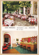 26978 / ⭐ ♥️ Peu Commun ANACAPRI EDEN PARADISIO Restaurante Restaurant E Bar Isle Of CAPRI 1970s Campania - Napoli (Naples)