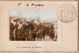 26935 / ⭐ Rare Carta-foto Cérimonia Ufficiale Stato-Maggiore Bicentenario 17º Reggimento FANTERIA COMANDO ACQUI 1703-190 - Other & Unclassified