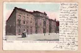 26855 / ⭐ TORINO Turin Palazzo CARIGNANO Architetto GUARINI Carte Pionnière 1902- VALENTINI N°106 Italia Italie - Autres & Non Classés