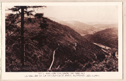 26685 / ⭐ Ballon D'ALSACE 68-Haut-Rhin Vallée SAVOUREUSE Avec Au Fond Les ALPES 1940s Ed. BRAUN Collection LES VOSGES - Other & Unclassified