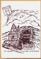 26578 / ⭐ Haut Rhin PFASTATT Pfascht PLAINE ALSACE Rue POILUS Chemin GUET Maison Alsacienne - MAECHLER  LOUMA N°63 - Autres & Non Classés