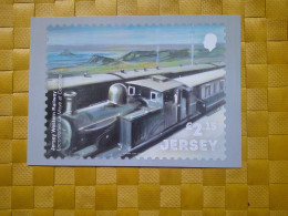 Jersey Western Railway, Locomotive La Moye à Corbière - Timbres (représentations)