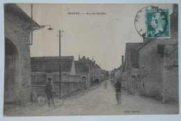 Cpa 1926 ROFFEY Yonne Rue Des Sardins - Vue Rare - MAY16 - Sonstige & Ohne Zuordnung