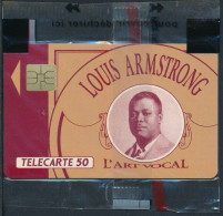 Télécartes France - Publiques N° Phonecote F229 - Jazz Vocal - LOUIS ARMSTRONG (50U SO3 NSB) - 1991