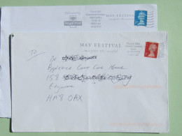 GB, Culture, Feste, Targhetta Hay Festival (Hay On Wye) Greenford Windsor Post Office, 2 Diverse - Lettres & Documents
