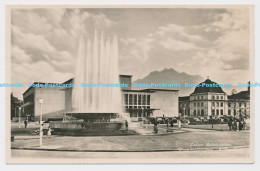 C007512 Luzern. Bahnhofplatz. Wagenbachbrunnen Mit Kunsthaus. 8637. E. Goetz - Monde