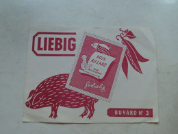 (Buvard Publicitaire - Alimentation....) -   LIEBIG  - Pois Au Lard (Buvard N° 3)...................voir Scan - Alimentaire